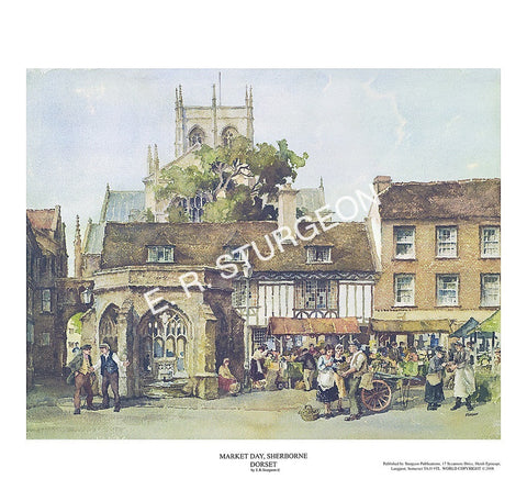 Market Day, Sherborne, Dorset