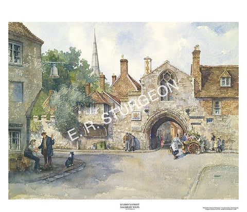 St John's Street, Salisbury, Wiltshire
