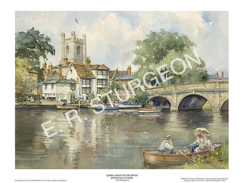 Lazing About on the River, Henley on Thames, Oxford
