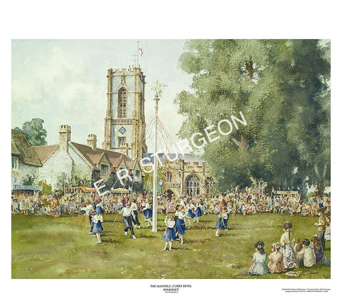 Maypole Dancing, Curry Rivel, Somerset