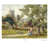 Geese at Wells, Somerset