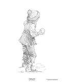 Taking Aim - Pencil Drawing