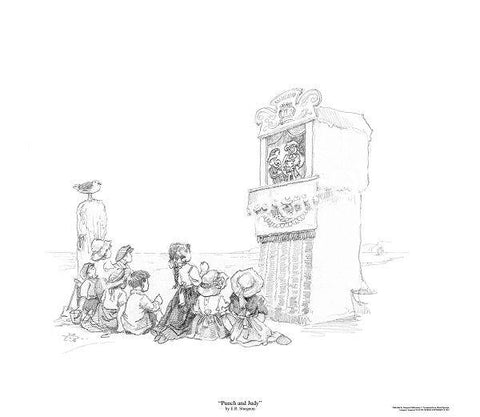 Punch and Judy - Pencil Drawing
